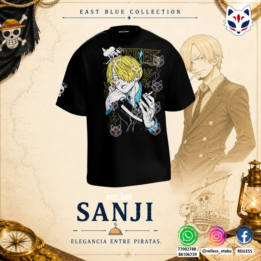 Camiseta One Piece Sanji